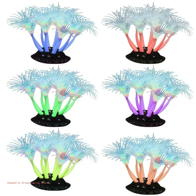 Silicone Coral Simulation Bonsais, Landscape Coral for Fish, DIY Ornaments