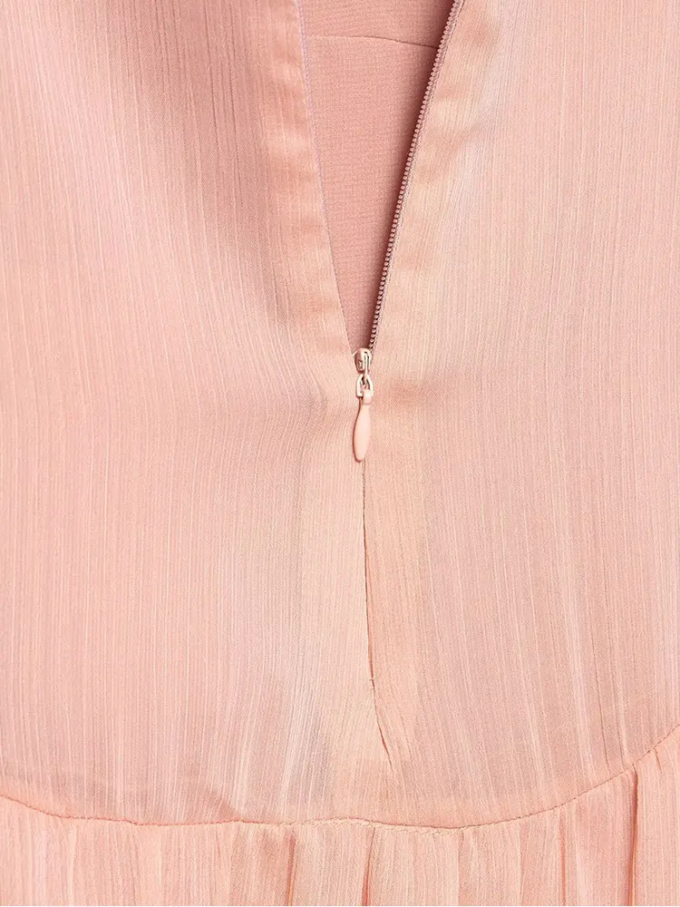 2025 ฤดูร้อนสบายๆหวานผู้หญิงชุด Cami แขนกุดมินิจีบชุดใหม่แฟชั่นวันหยุด