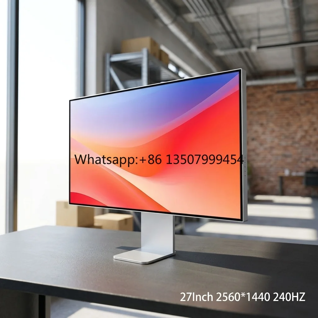 LGKC 27Inch LED 1000:1 2K Display 2560*1440 Resolution 100% SRGB 240HZ 450Nit Ultra Narrow Frame IPS DP Monitor