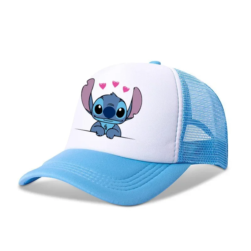 Lilo & Stitch Kids Adjustable Printed Mesh Sponge Cap, Sun Hat & Visor Hat view 2