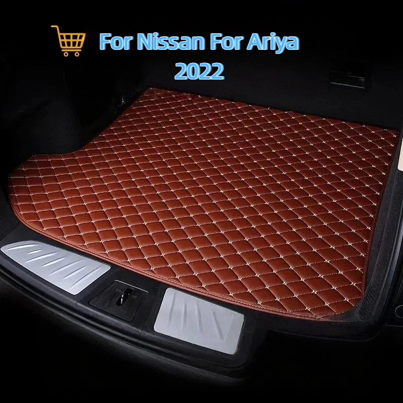 Car Trunk Mats For Nissan For Ariya 2022 Parts Cargo Liner Carpets Auto Interior Accessories Waterproof Products Automobiles