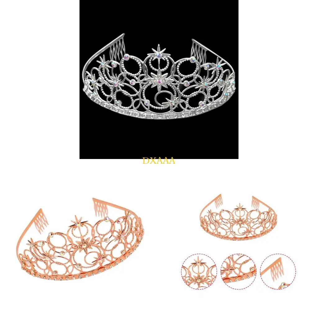 

DXAA классические диадемы, корона, украшение для волос для вечернего гала-фестиваля, идеальный подарок для женщин и девочек, для