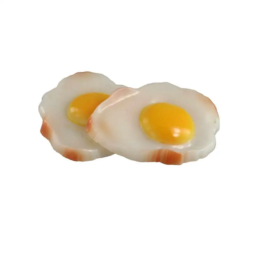 Simulazione di cibo occidentale Modello di bistecca Giocattoli da cucina Simulazione di cibo Uova fritte finte Fai finta di giocare a mais Cibo finto Giocattoli per bambini/bambini