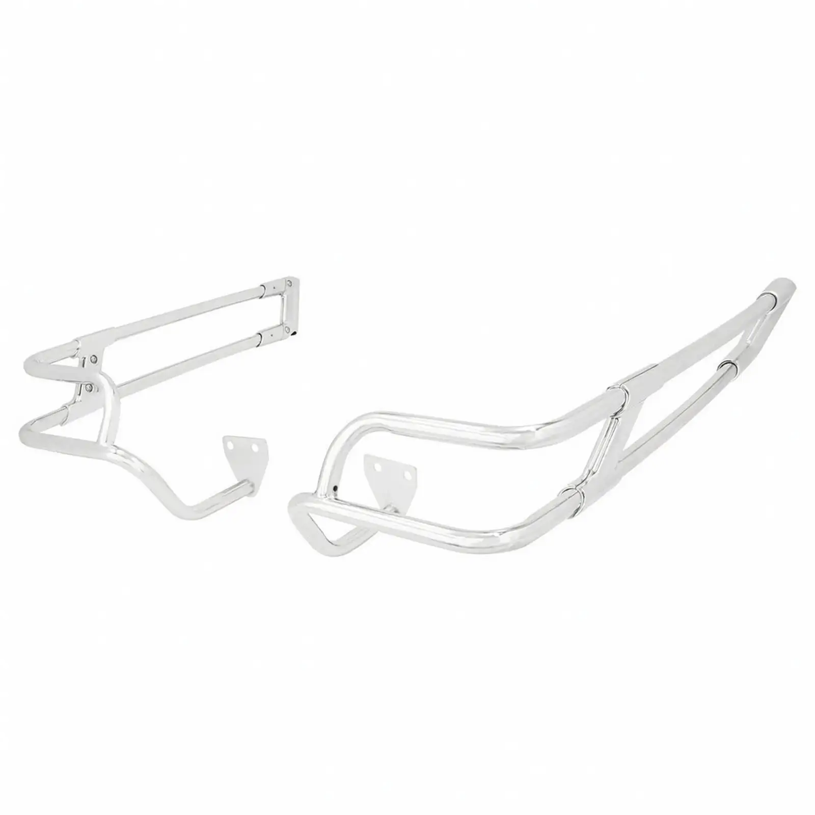 Motorcycle Metal Guard Bar for Saddlebag Crash Protection Touring Cruiser Bike