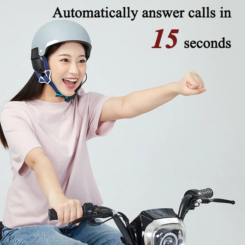 Motorcycle Bluetooth Helmet Headset BT5.0 Wireless Riding Helmet Communicator MotorBike Handsfree Automatic Answer Free Shipping