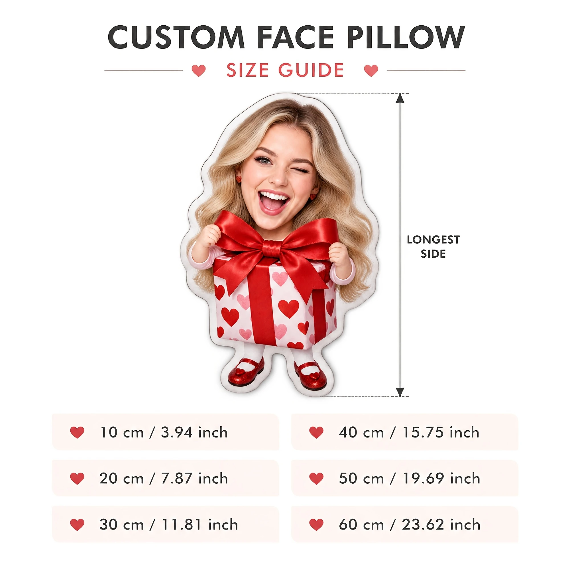 1pc Custom Photo Double Sided Printed Creative Funny Shaped Throw Pillow, Personalized Decorative Cushion for Sofas, Beds, Chair