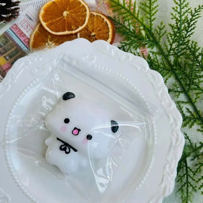 Urocze zabawki antystresowe Yier Bubu w kształcie pandy, gniotki, imitacja cementu, kwitnące, silikonowe zabawki redukujące stres.