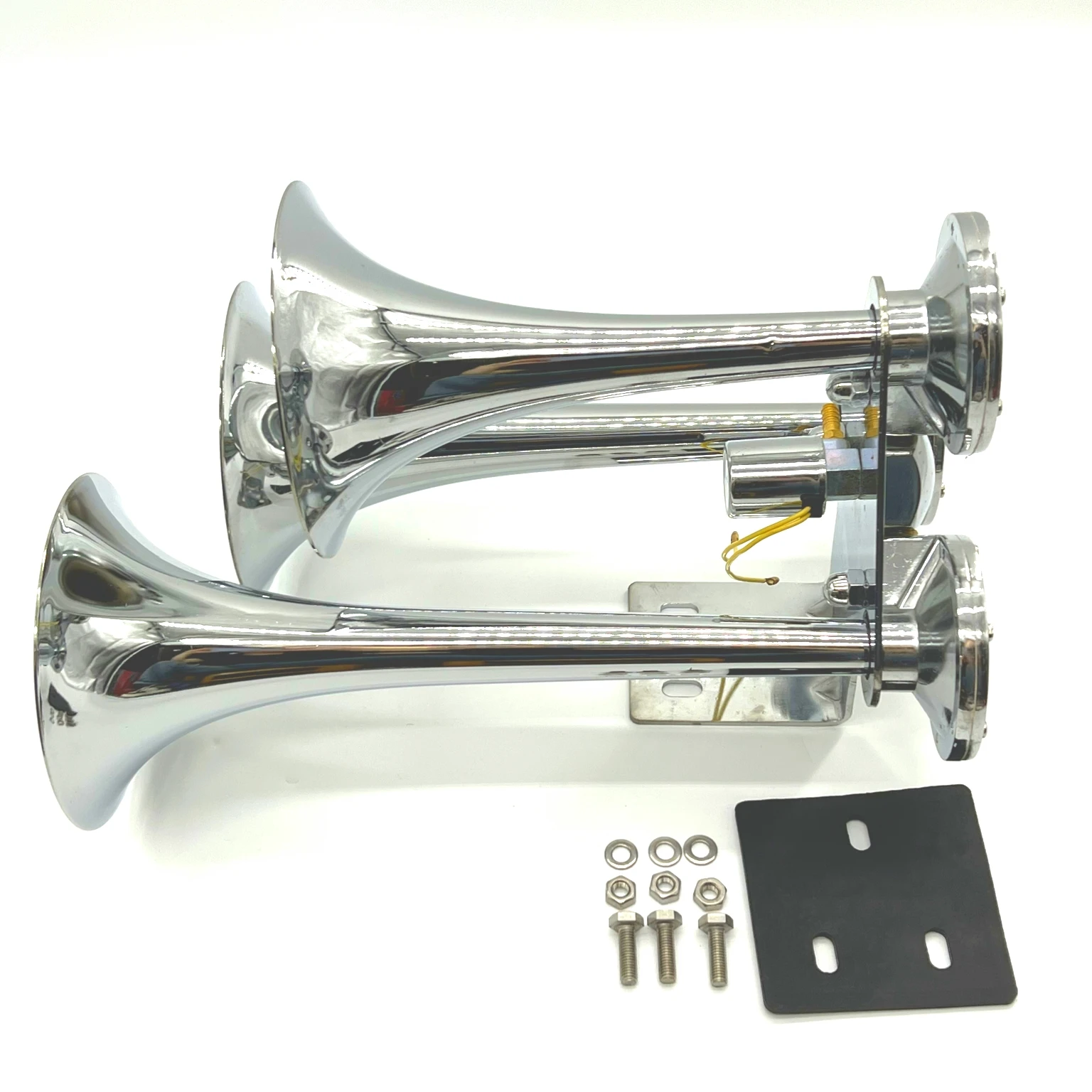 

12/24V TRUCK HORN WITH VALVE BLACK COLOR SNAIL SHAPE AIR HORN