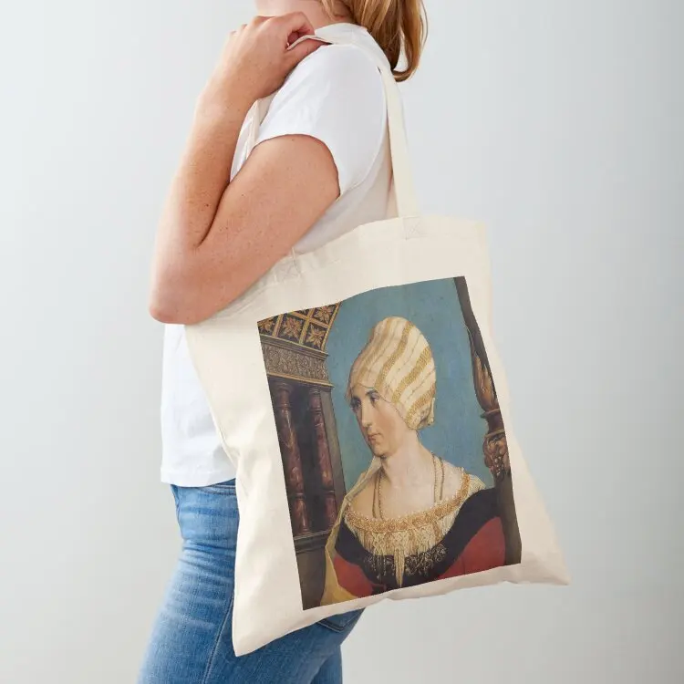 

Portrait of Dorothea Meyer, née Kannengiesser - Hans Holbein Tote Bag shopping cart bags Shopper bag cute tote bag