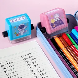 Children's Addition and Subtraction Scroll Stamp Primary School Students Practice Questions Preschool Mathematics Exercise Math