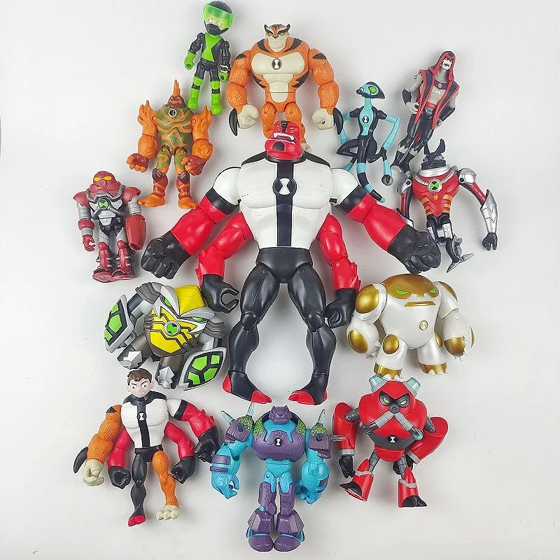 Figuras de Acción de Anime Ben 10 Originales Sin Caja, Estatua de Ben10, Modelo de PVC, Figura de Anime, Decoración, Adorno, Juguetes Coleccionables, Regalos