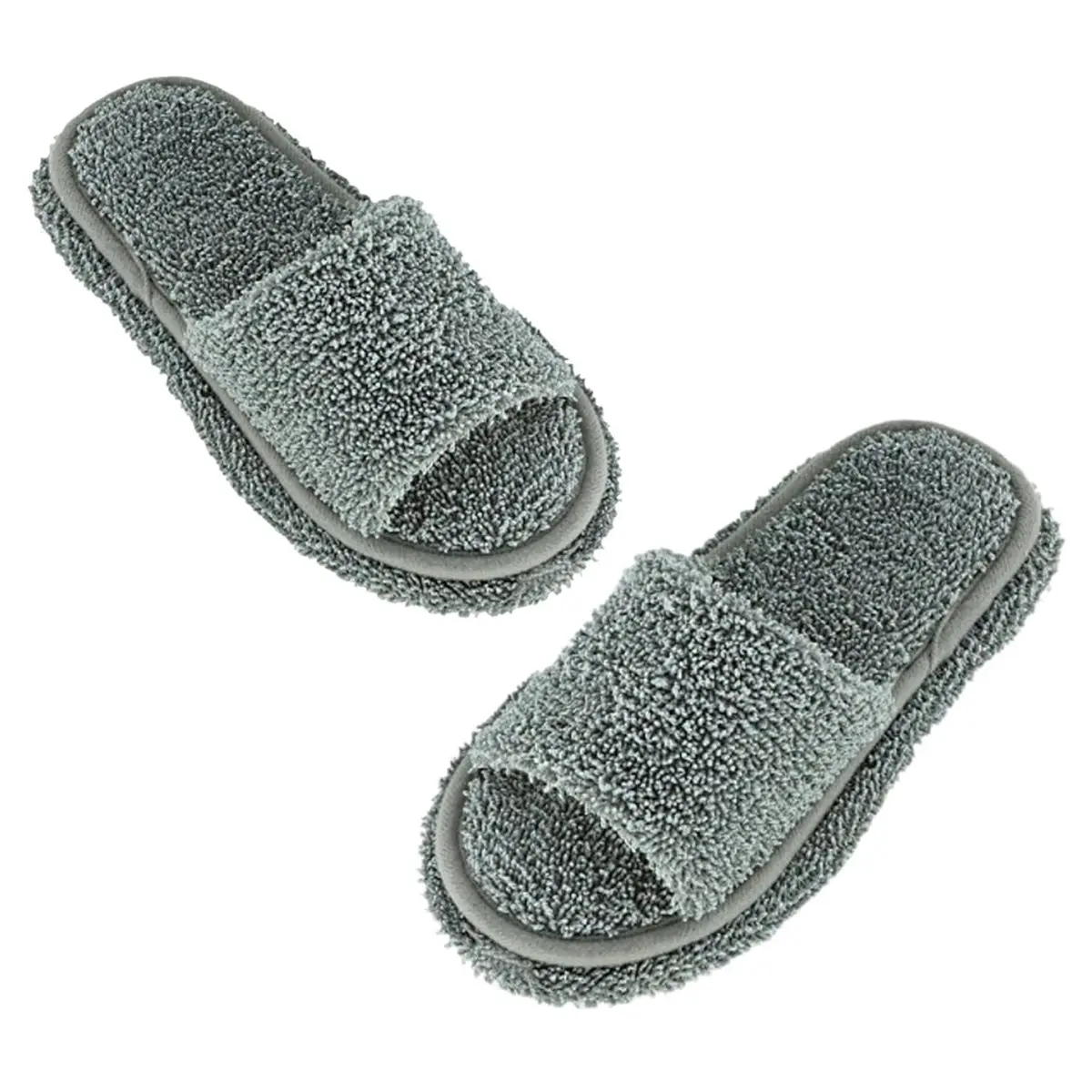 Mop Slippers Floor Cleaning Sandals Quiet Reusable Household Cleaning Shoes Washable for Bedroom Dorm Farmhouse House