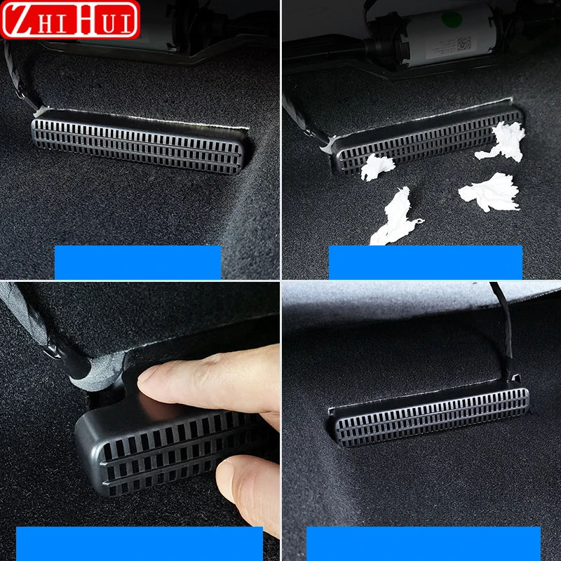 For Geely Okavango 2024 2023 Haoyue L Car Styling Rear Row Seat Air Outlet Cover ABS Protective Shield Auto Modified Accessories