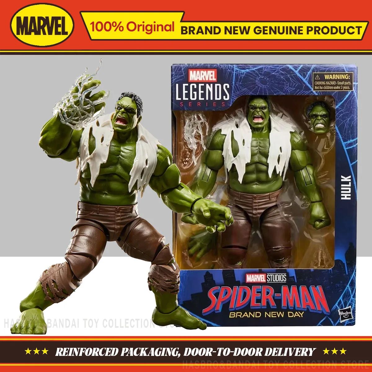 Hasbro Marvel Legends Series Hulk Spider-Man: Brand New Day, colección de figuras de acción de 6 pulgadas, modelo original, regalos