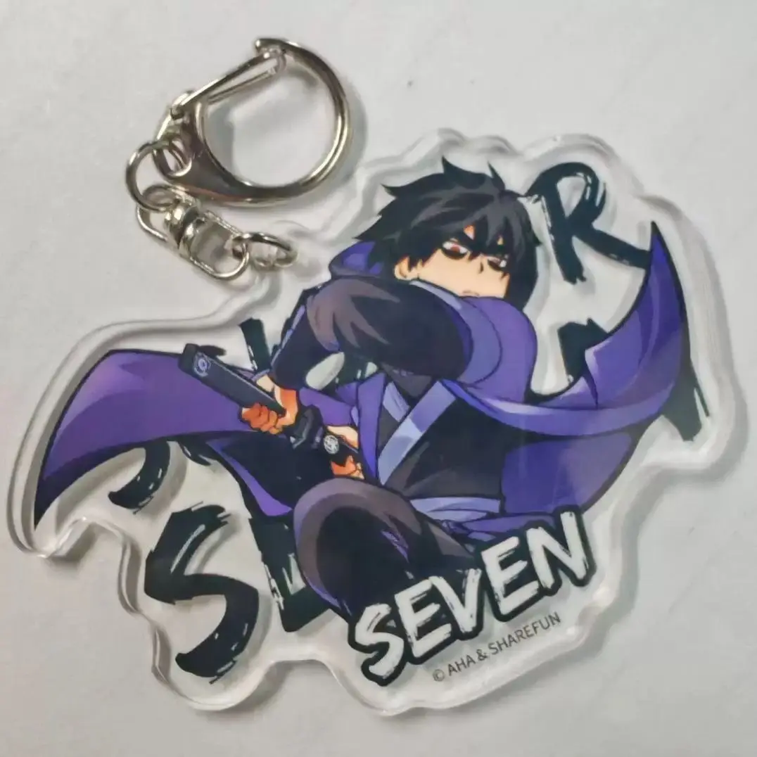 Llavero de Anime Killer Seven, Cosplay de Scissor Seven, Personaje de Dibujos Animados, Colgante Acrílico, Decoración para Mochila