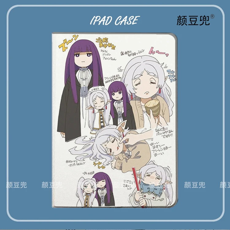 

Фрирен на похоронном аниме для iPad Air 45 Mini 5 6, роскошный силиконовый чехол для Pro 12,9 11 для iPad 10th Protective Pro13 11 дюймов