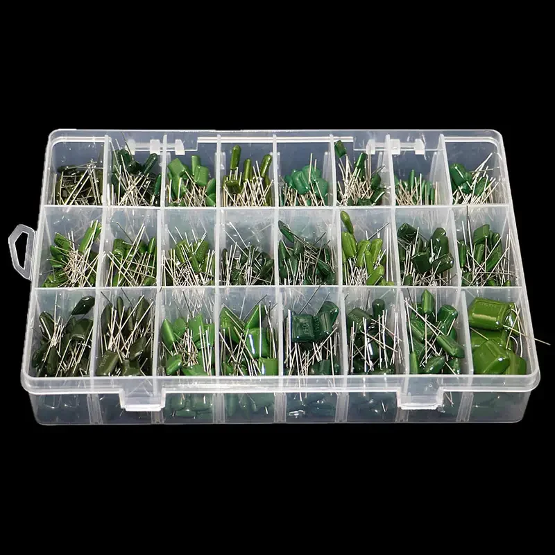 660pcs 24Value 100V 2A221J to 2A474J Polyester Film Capacitor Assorted Kit 2A331 2A102 2A472 2A682 2A103 2A333 2A104 2A224 2A474