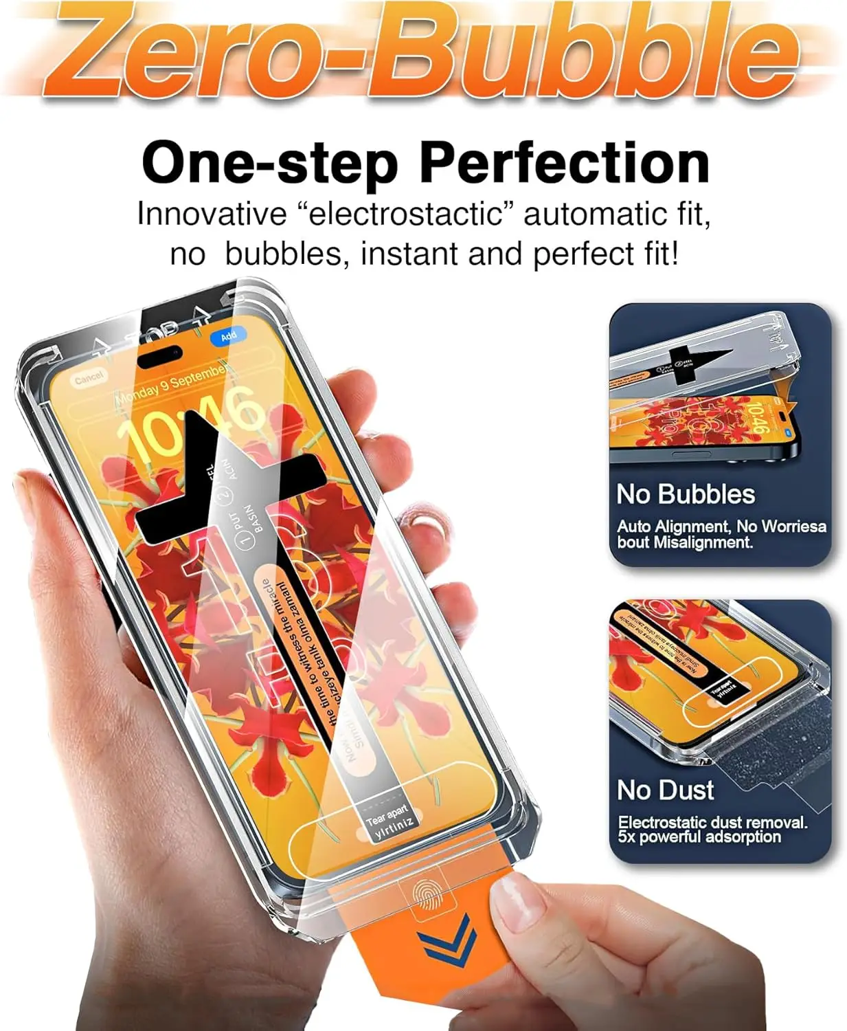 2Pcs Tempered Glass For iPhone 14 15 16 Plus 13 12 11 Pro Max Mini XS Max X XR Screen Protector Dust Free Lnstallation With Easy image 6
