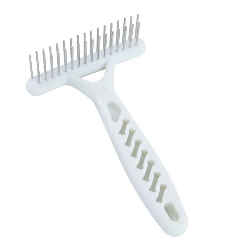 Pet Dog Brush Short Long Thick Hair Fur Shedding Remove Cat Groom Smooth Rake Brush Pet Dog Comb Brush Cleaning Tool