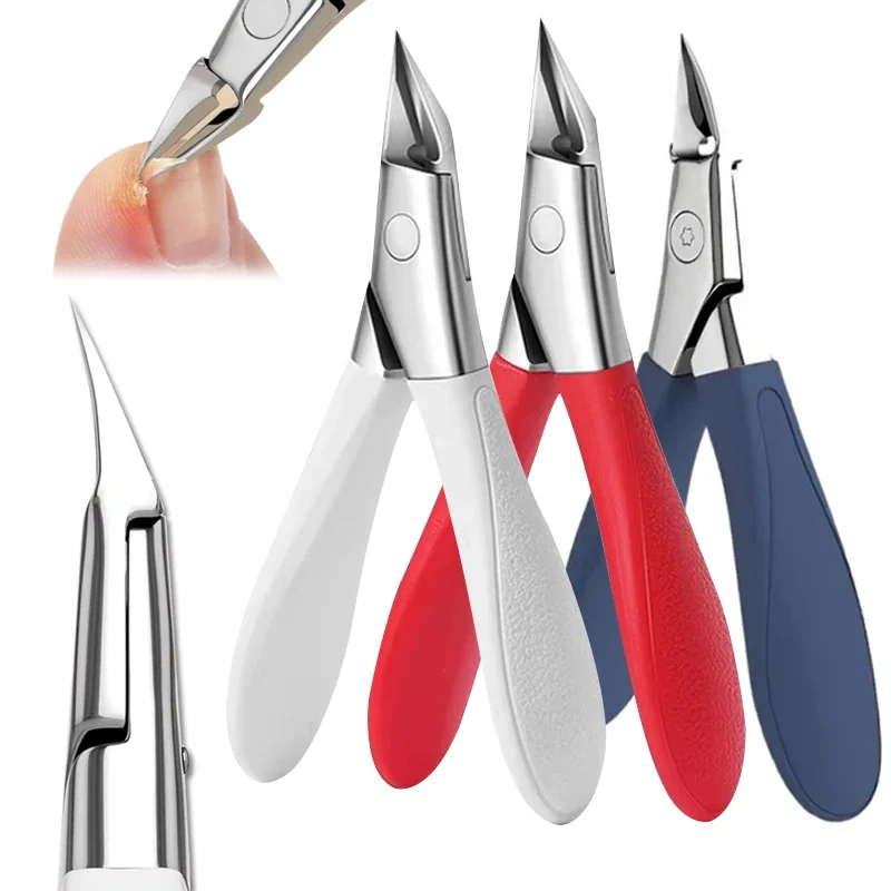 Super Sharp Toenail Ingrown Cutters Cuticle Scissors Manicure Pedicure Nail Clippers Thick Hard Nails Diagonal Plier Tools