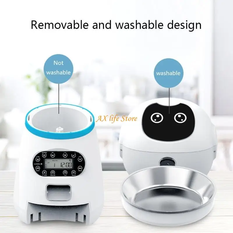 

J2HA for Smart Dispenser with Stainless Steel Bowl Robot Gift for Home