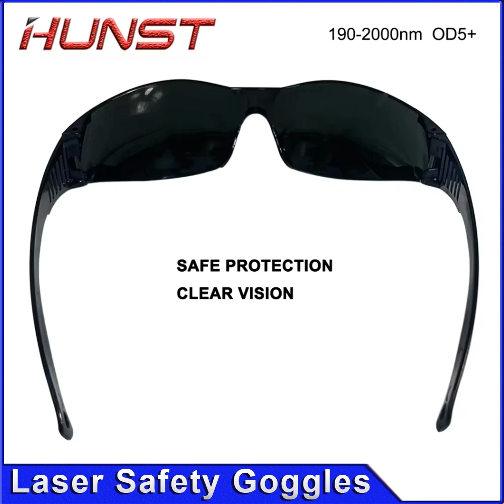 HUNST Laser Safety Glasses Hair Removal Beauty Dustproof Goggles UV Infrared FPV 190-2000nm Goggles Eye Protection Safety