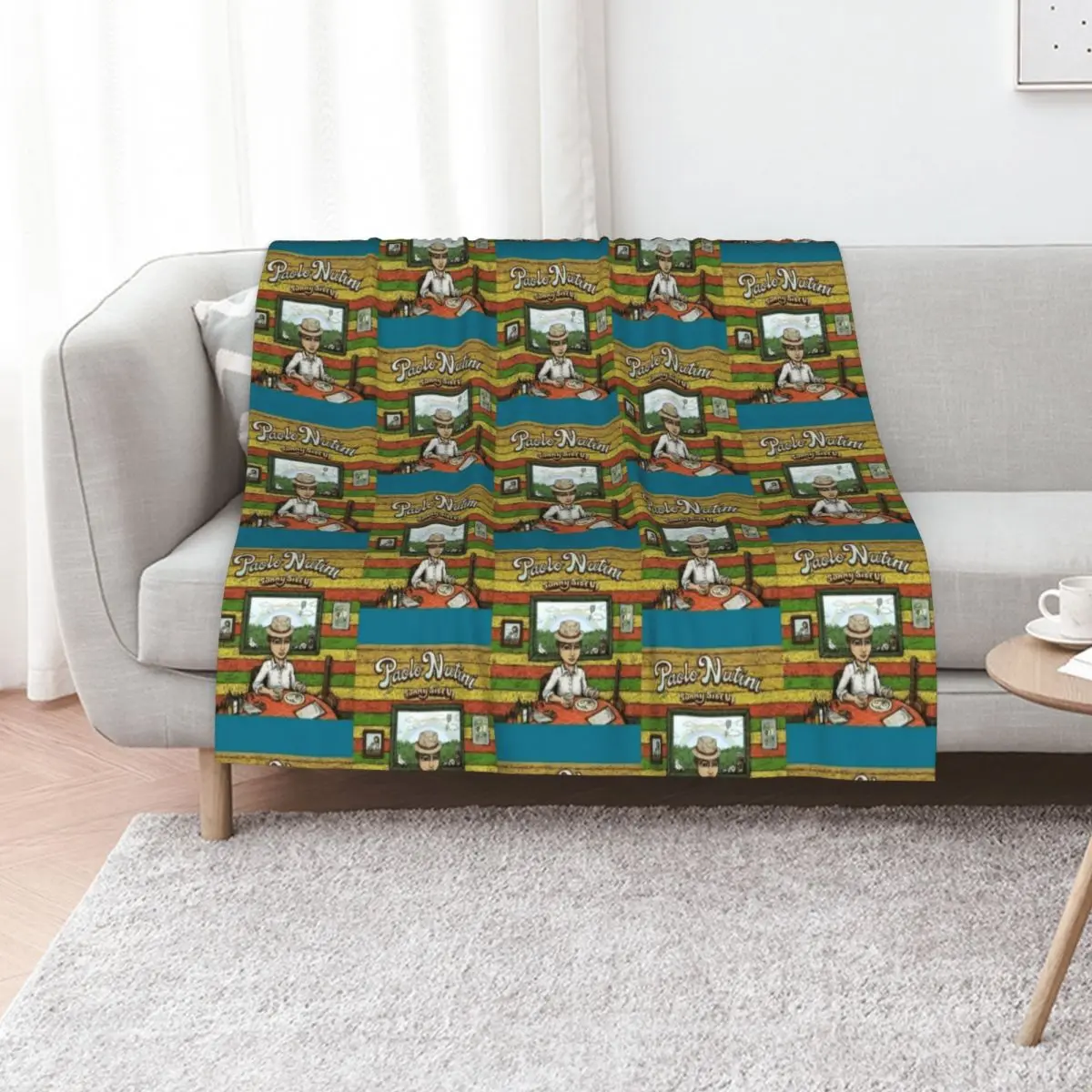 album d_art le plus vendu chanteur auteur-compositeur voix guitare paolo nutini Throw Blanket Retros Soft Plush Plaid Blankets