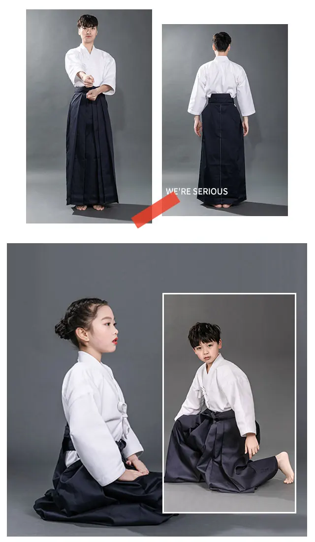 Kendo Uniforms Martial Arts Clothing Kendo Aikido Hapkido Martial Arts Keikogi and Hakama Suit