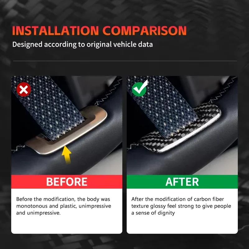 

For MINI Cooper S SE J01 EV F65 F66 F67J05 U25 Countryman Real Dry Carbon Fiber 24-2025 Steering Wheel Chin Sticker Accessories