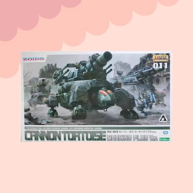 IN STOCK KOTOBUKIYA Original MODEL KIT HMM 1/72 CRNNON TORTOISE Anime Action Figure Assembly Model Toys gift collection model