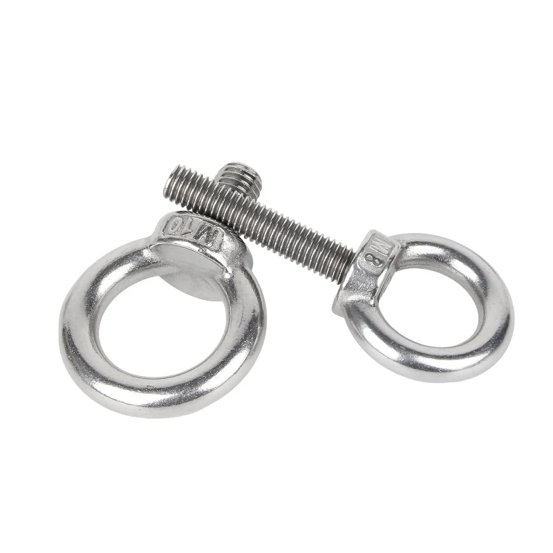 M5 M6 M8 M10 M12 M14 M16 M18 M20 M24 M30 M36 316 Stainless Steel Lifting Eye Screw Ring Eyebolt Ring Hooking Nut Screws