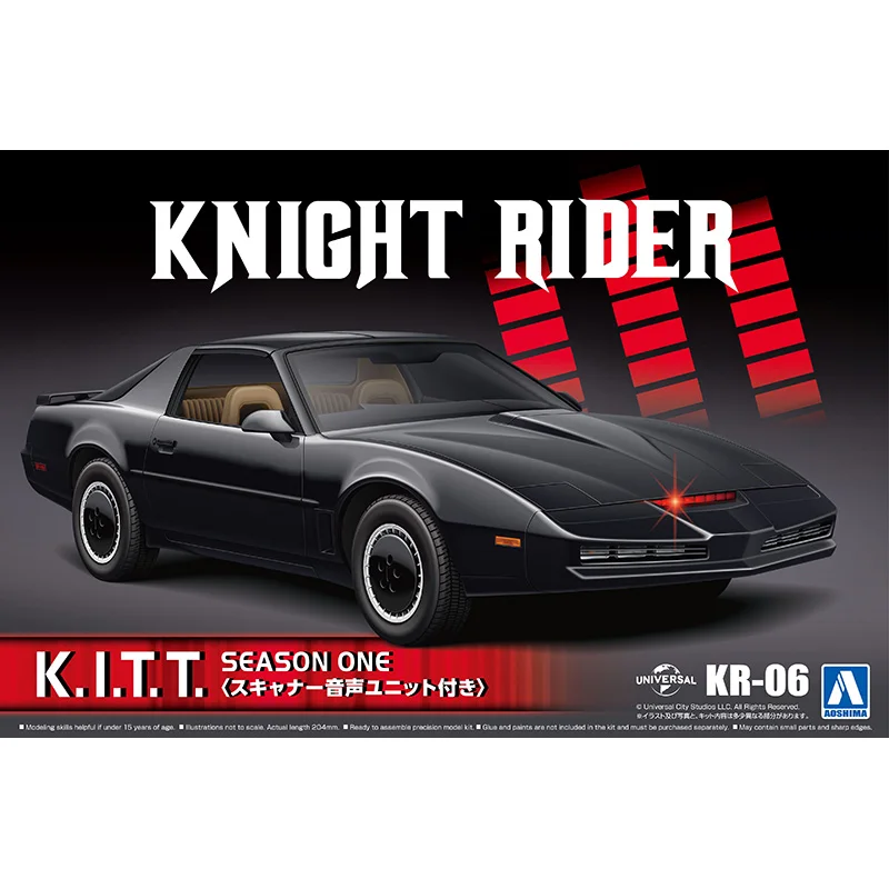 

Aoshima 06560 Static Assembled Car Model 1/24 Scale For Knight Rider 2000 K.I.T.T. With sound and light components