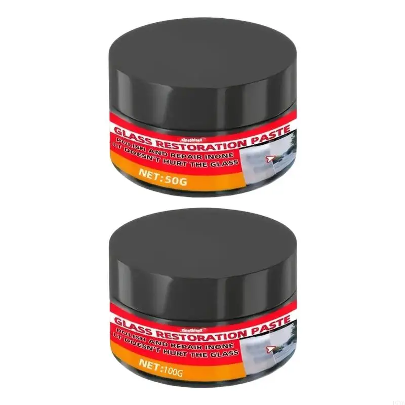 Glass Scratch Repair Paste for Windshield and Car Window Polishing, Light Scratch Care and Rain Film Cleaning D7YA