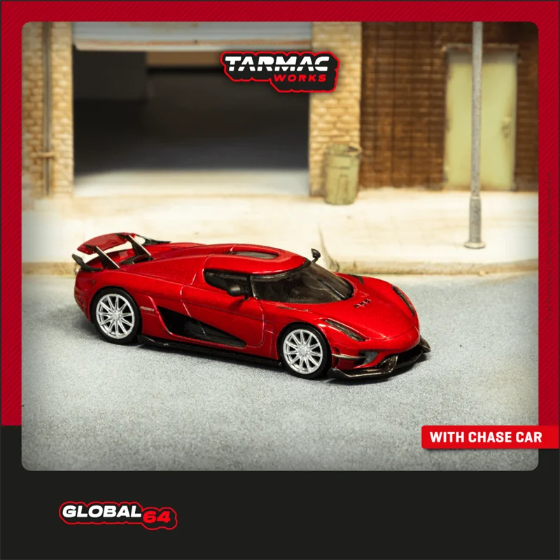 

Tarmac Works 1:64 Regera Red / Huayra R / SLS Black Series / 190 E 2.5-16 EVO Коллекция литых моделей автомобилей Миниатюрная коллекция