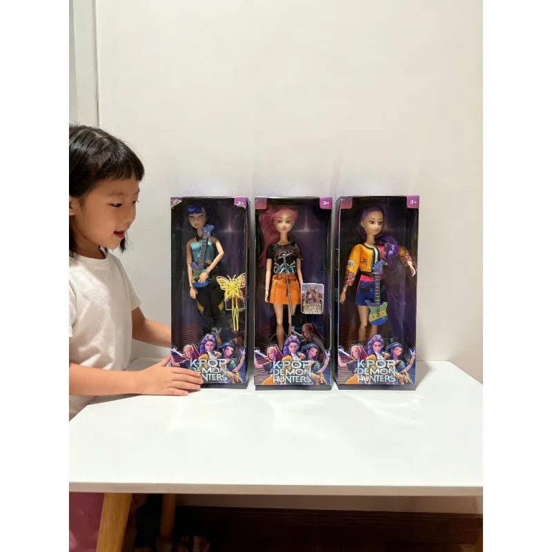Kpop Demon Hunters New toy Vinyl Doll characters Rumi Mira Zoey Beautiful Collectible DIY Doll Gifts Ideal For Kids Play gifts