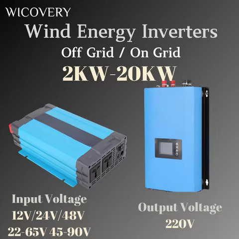 20KW 10KW 5KW Wind Power On Grid Inverter Off Grid Inverter Output 220V AC Suitable For Three-Phase 220V 380V For DC Input