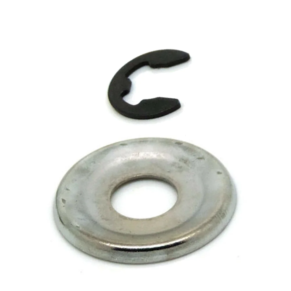 E Clip and 27mm Washer Compatible with For Most Chainsaw Models and Types Replacement Parts for Chainsaw Equipment Maintenance