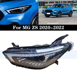 Front Bumper Headlamp For MG ZS 2020-2022 Headlight Shell Lamp Shade Transparent
