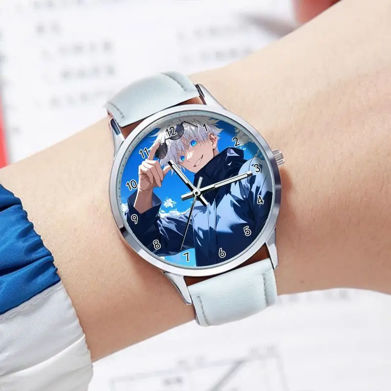 

Jujutsu Kaisen Anime Merchandise Cute Cartoon Student Watch Creative Personalized Anime Quartz Analog Wristwatch Gift Wholesale