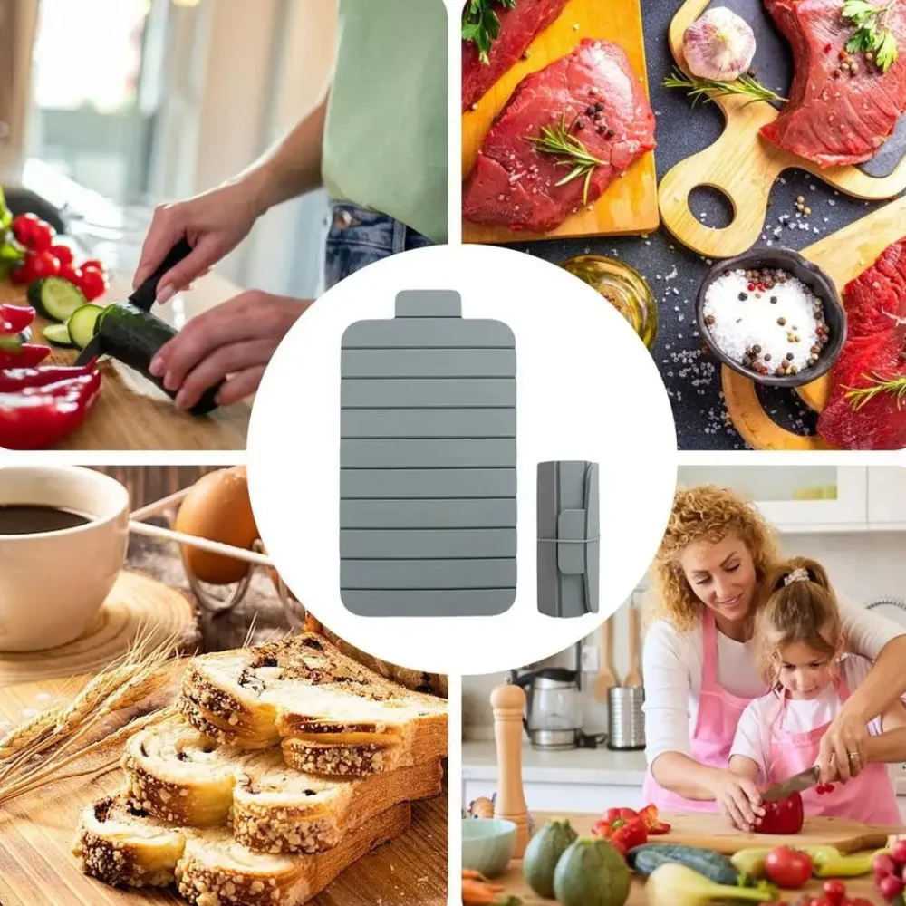Multifunctional Silicone Foldable Chopping Board Reusable Non-Slip Cutting Board Durable Cutting Mat Outdoor