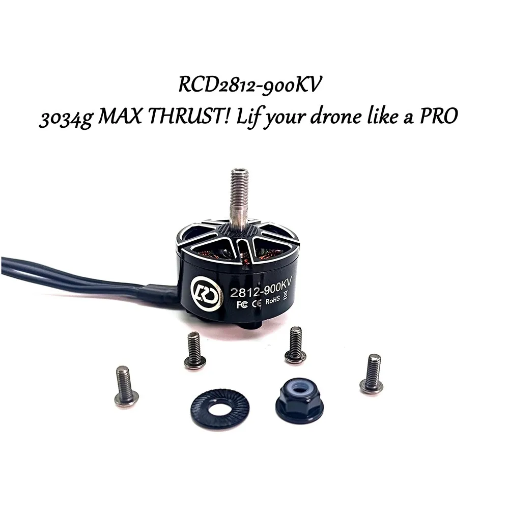 

4PCS 2812 900KV Brushless Motor 12N14P High Thrust 3034g 3-6S for 7 8 9 Inch FPV Drone RC Quadcopter DIY Parts with M3 Screw