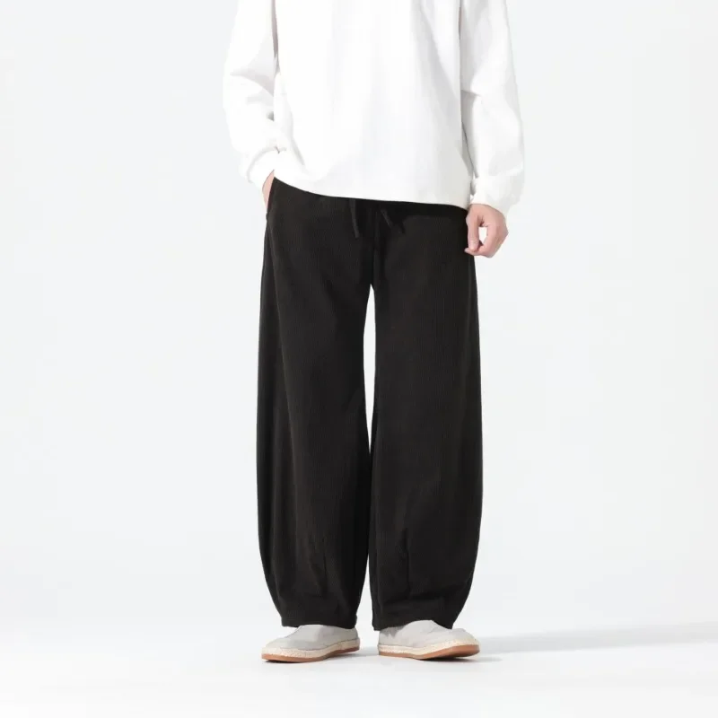 

Брюки для мужчин, модные вельветовые повседневные брюки большого размера в стиле ретро, осенне-зимние новые шаровары в китайском стиле Scimitar