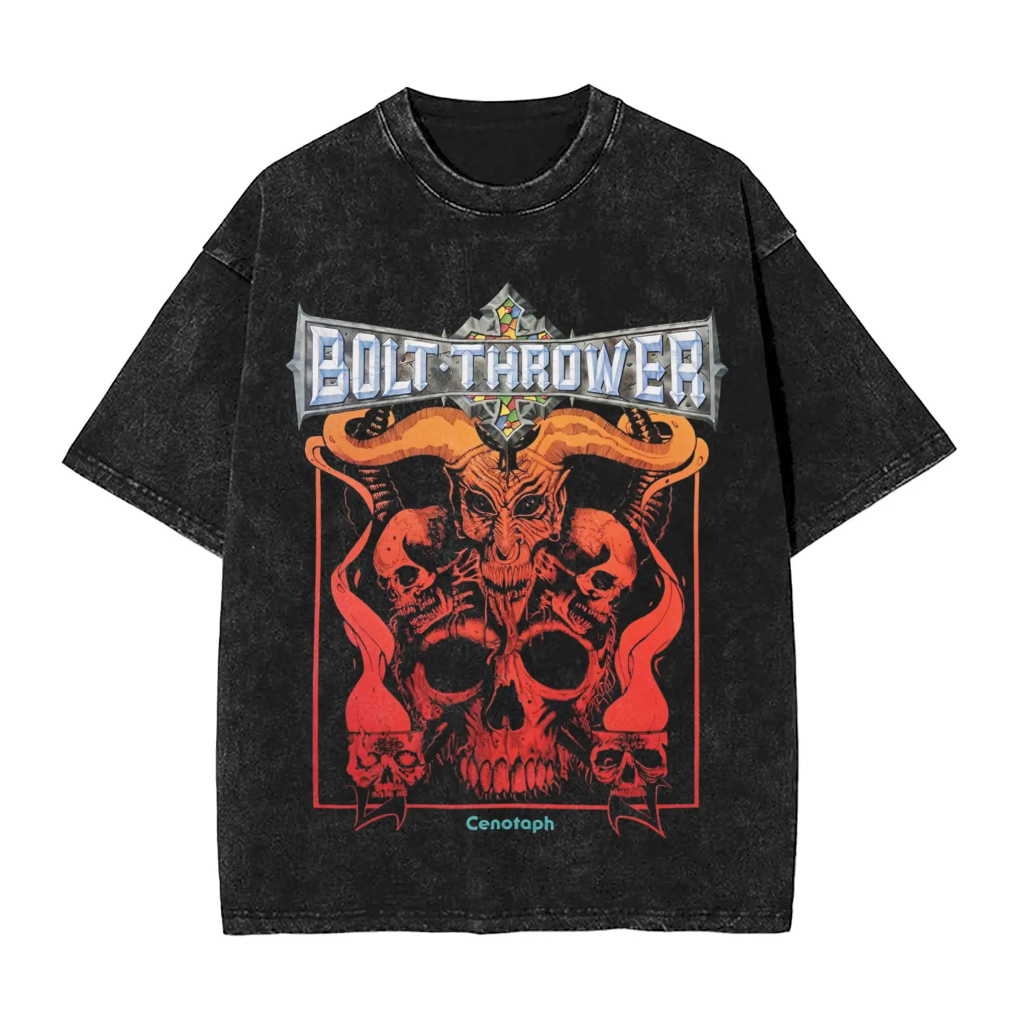 

Эстетическая металлическая музыкальная футболка Bolt Thrower Rock Band, винтажная стираная футболка для мужчин и женщин, летняя футболка из 100% хлопка с короткими рукавами и круглым вырезом
