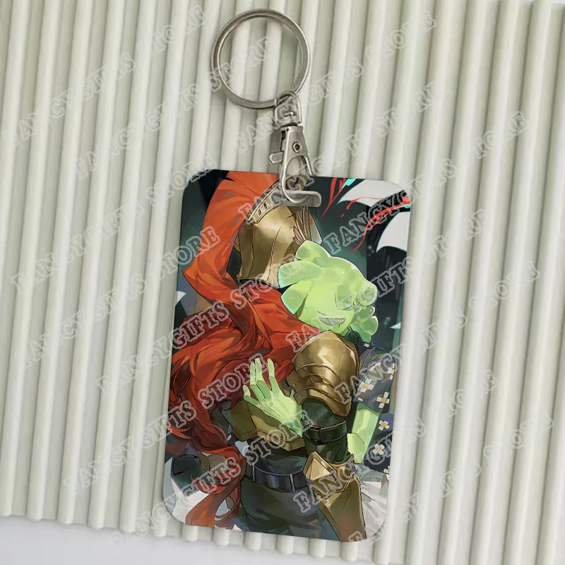 Cute Cartoon Chibi D3rlord3 Keychains Holders Bank Bus ID Credit Cards Key Ring Chains