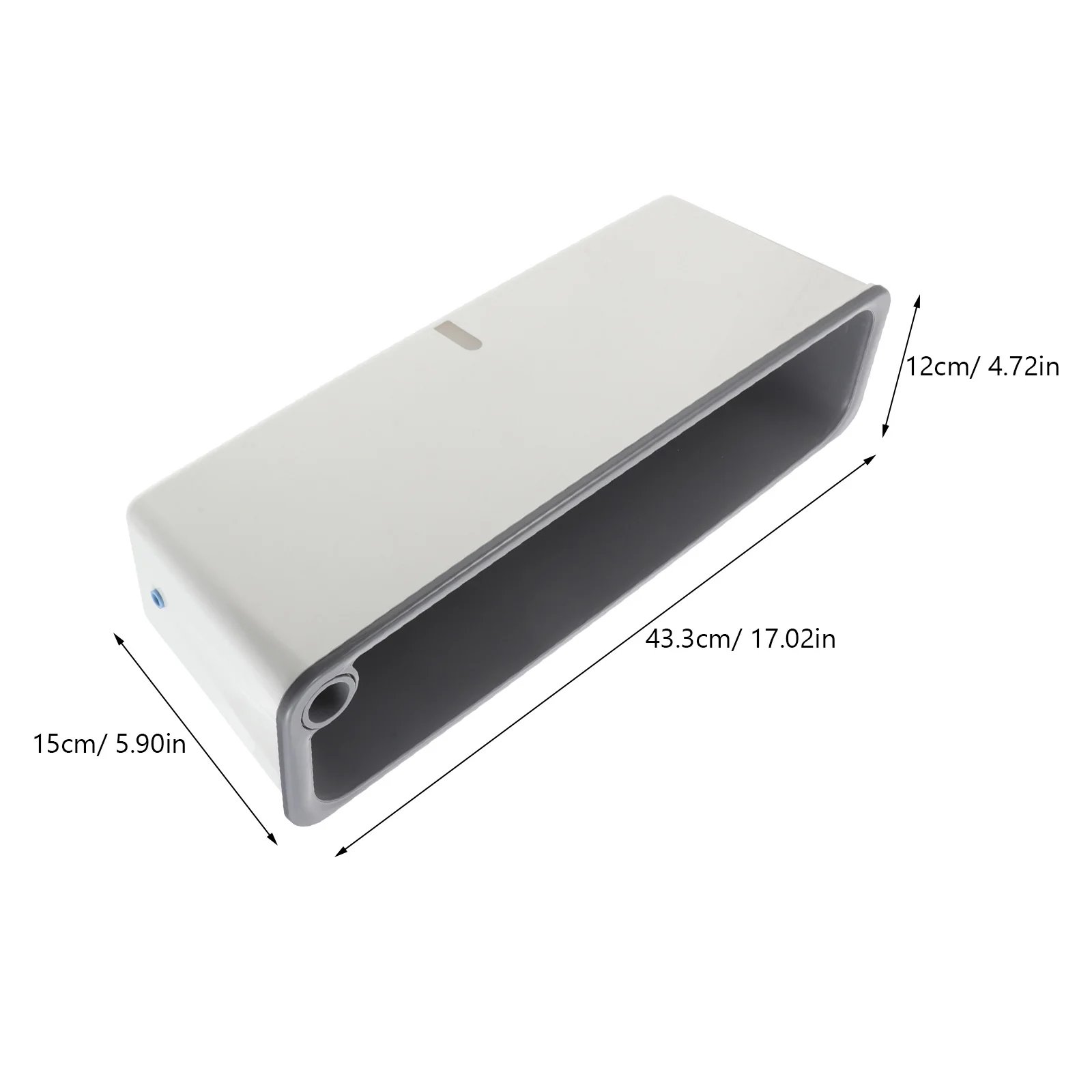 صندوق زراعة بلاستيكي مستطيل نافذة اناء للزهور للشرفة عتبة النافذة البستنة زراعة الخضار عشب زهرة النباتات