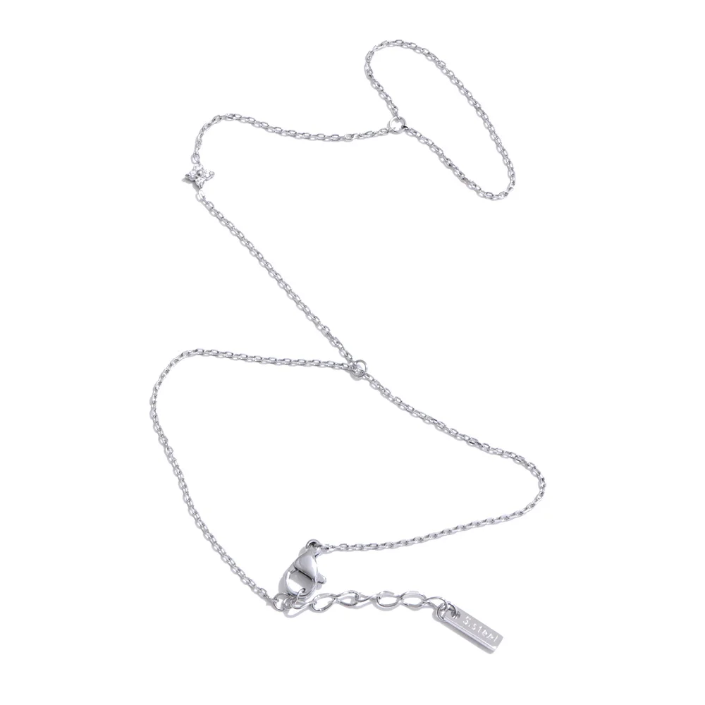 Yhpup Hot Stijl Zirconia Ronde Achterkant van de Hand Ketting Vinger Armband Roestvrij Staal Chique Mode-sieraden Groothandel 2025 Nieuw