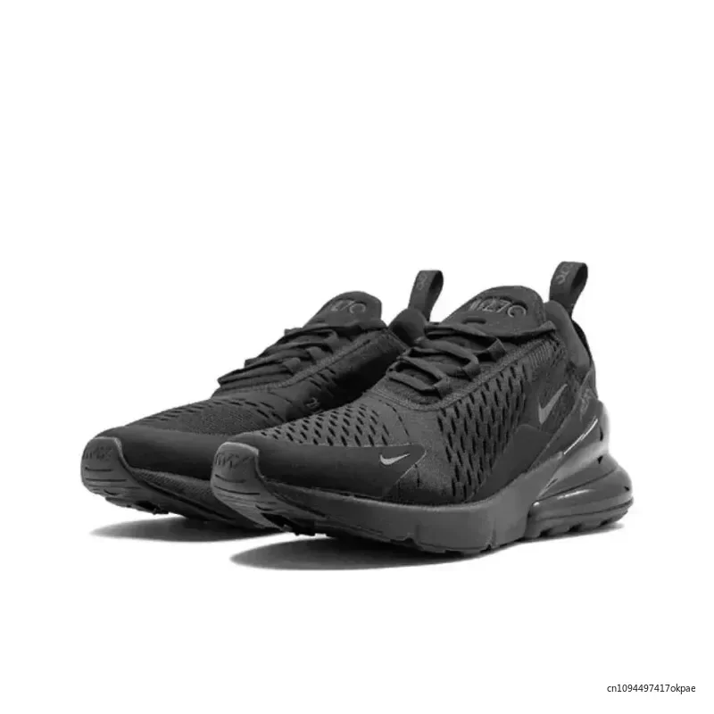 

Nike Air Max 270, мужские и женские тройные черные низкие кроссовки на воздушной подушке AH8050-005