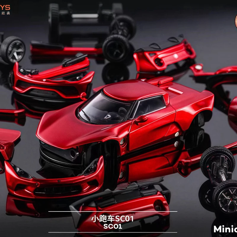 1-64-collection-book-no-003-small-sports-car-sc01-set-alloy-die-cast-static-miniature-simulation-car-trendy-toy-boy-toy