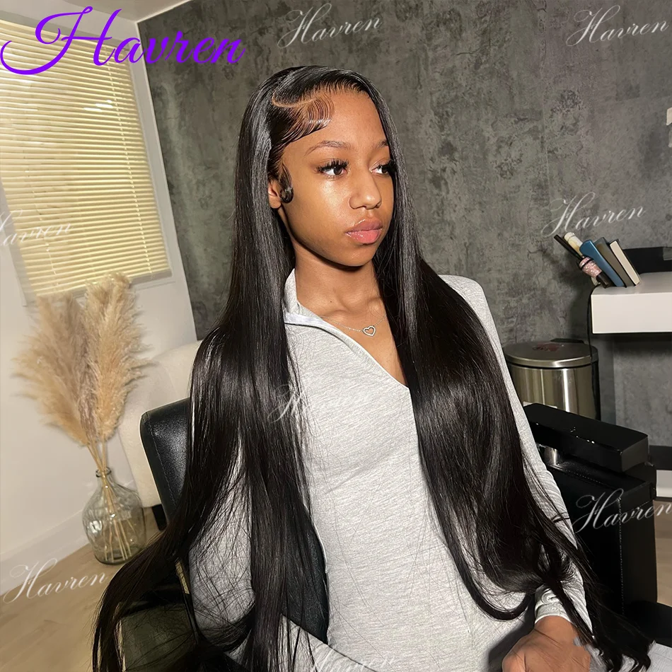 13X4 الدانتيل الجبهة باروكة من شعر طبيعي مستقيم 13X6 الدانتيل الشفاف أمامي خصلات الشعر المستعار الإنسان قبل قطعها Hd الدانتيل شعر مستعار برازيلي للنساء