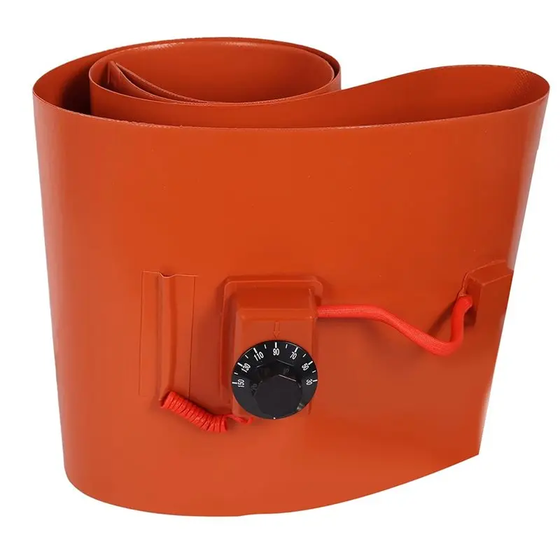 

ABUP-Nopower 10 Inch Band Heater Pad-Silicone Barrel Heat Pad-Warmer Electric 55 Gallon Drum Pail 150℃